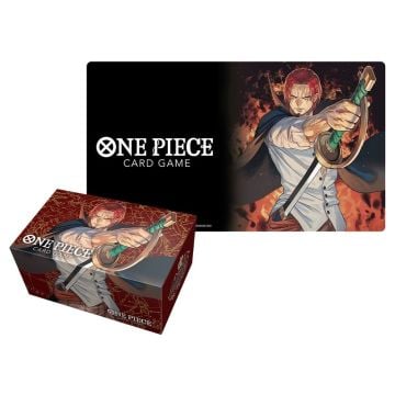 One Piece Card Game Shanks Playmat and Storage Box Set