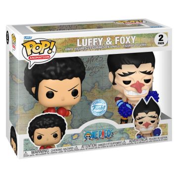 One Piece Luffy & Foxy Funko Pop! Vinyl 2 Pack