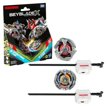 Beyblade X: Transformers Collab Optimus Primal 3-60F vs. Starscream 3-80N