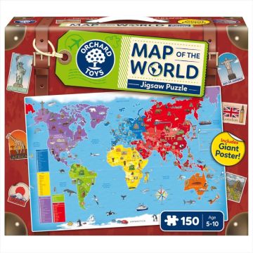 Orchard Map Of The World 150 Piece Jigsaw Puzzle (Image 1)