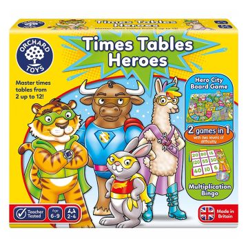 Orchard Toys Times Tables Heroes Educational Toys