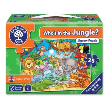 Orchard Toys Who's in the Jungle 25 Piece Jigsaw Puzzle