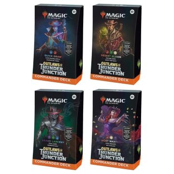 Magic The Gathering: Outlaws of Thunder Junction Commander Deck (Display Set)