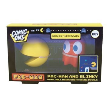 Pac-Man Comic Ons Pac-Man and Blinky with Wall Decals