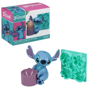 Paladone Disney Lilo & Stitch Stitch Egg Cup & Toast Cutter Set