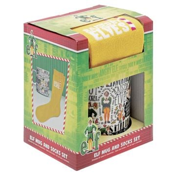 Paladone Elf Mug And Socks Set