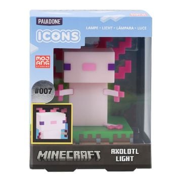 Paladone Icons Minecraft Axolotl Light