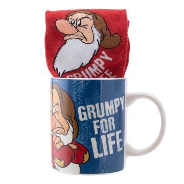 Paladone Snow White Grumpy Mug And Socks
