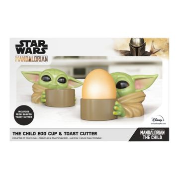 Paladone Star Wars The Mandalorian The Child Egg Cup & Toast Cutter