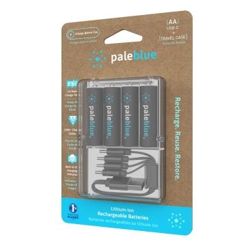 Paleblue Earth AA USB-C Rechargeable Lithium Ion Batteries
