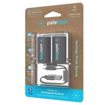Paleblue Earth C USB Rechargeable Lithium Ion Batteries (2-Pack)