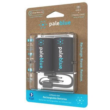 Paleblue Earth D USB Rechargeable Lithium Ion Batteries (2-Pack)