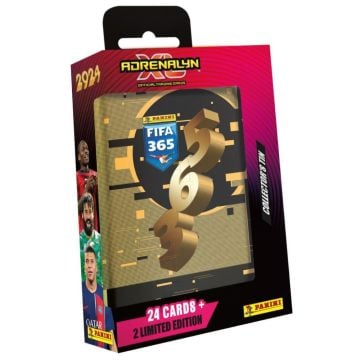 Panini FIFA 365 Adrenalyn 2023-2024 XL Soccer Cards Pocket Tin Box