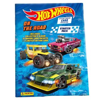 PANINI Hot Wheels On The Road Trading Cards Starter Pack
