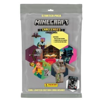 Panini Minecraft 4 Trading Cards Starter Pack