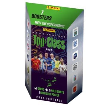 PANINI Top Class 2025 Soccer Trading Cards Blaster Box