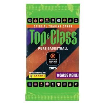 Panini Top Class Pure Basketball 2025 Turkish Airline Euro League Trading Cards Booster Pack (Image 1)