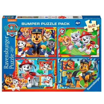 Ravensburger Paw Patrol Bumper Pack 4x42 Piece Jigsaw Puzzle