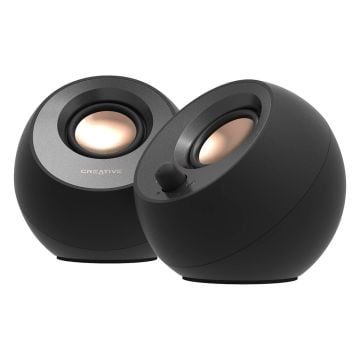 Creative Pebble V3 Minimalistic 2.0 USB-C Speakers with Bluetooth 5.0 (Black)