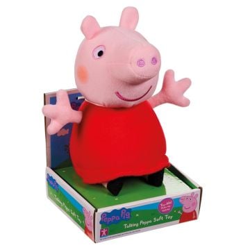 Peppa Pig Talking Peppa 18cm Plush0