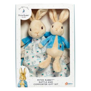 Peter Rabbit Rattle And Comforter Gift Set