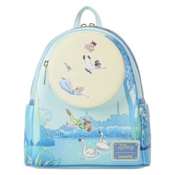 Loungefly Disney Peter Pan (1953) You Can Fly Glow in the Dark 10" Faux Leather Mini Backpack