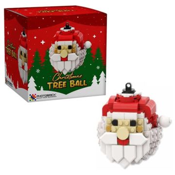 Photobrick Santa Claus Face Christmas Tree Ornament