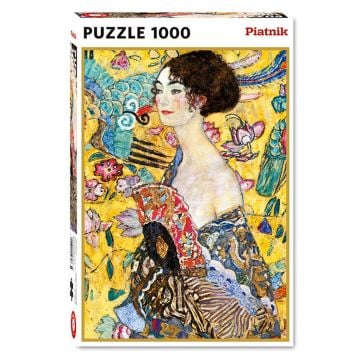 Piaitnik Klimt Lady With A Fan 1000 Piece Jigsaw Puzzle