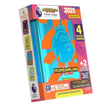 Panini Adrenalyn XL 2025 Premier League Trading Cards Pocket Tin (Blue) (Image 1)