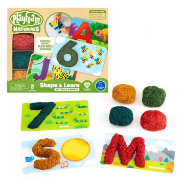 Playfoam Naturals Shape & Learn Letters & Numbers