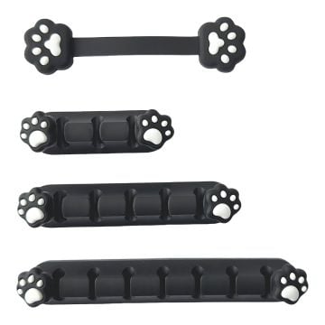 Playmax Paw Print Cable Management (Black/White)