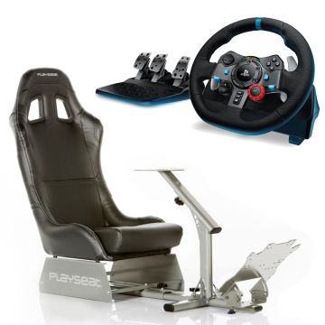 Playseat Evolution (Black) with Logitech G29 Racing Wheel Bundle