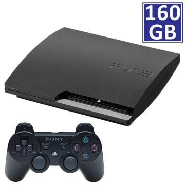 PlayStation 3 160GB Slim Black Console [Pre-Owned]
