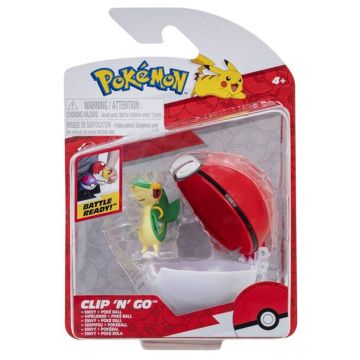Pokemon Snivy & Poke Ball Clip 'N' Go Figurine Set