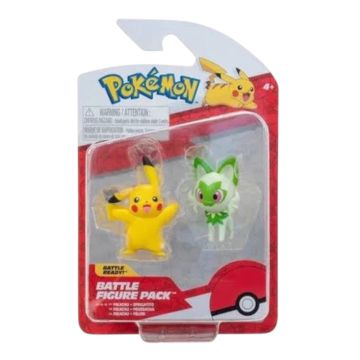 Pokemon Battle Figure Pack Pikachu & Sprigatito Action Figure