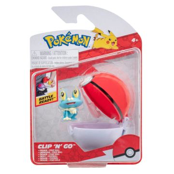 Pokemon Froakie & Poke Ball Clip 'N' Go Figurine Set