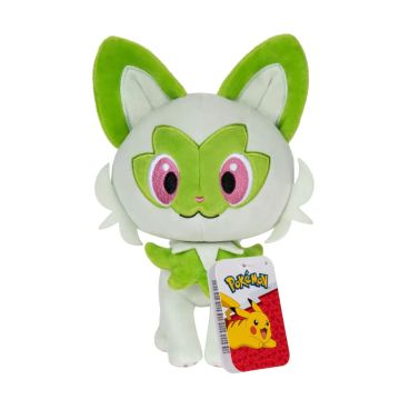 Pokemon Generation IX Scarlet & Violet 8" Sprigatito Plush (Image 1)
