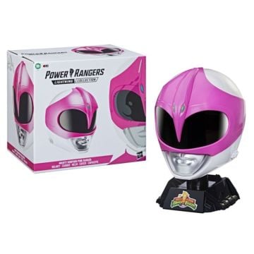Power Rangers - Mighty Morphin Pink Ranger Lightning Collection Helmet 1:1 Scale Life-Size Prop Replica