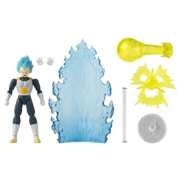 Dragon Ball Super Dragon Stars Power Up Pack Super Saiyan Blue Vegeta Action Figure (Image 1)