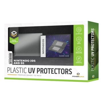 Powerwave Nintendo DS & 3DS Game Case 0.5mm Plastic UV Protector 10 Pack