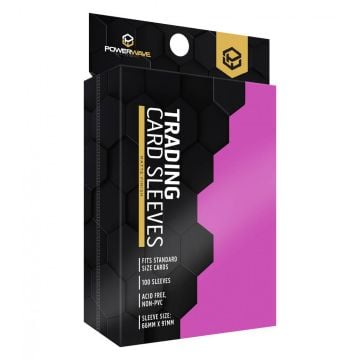 Powerwave Matte Pink Card Sleeves 100 Pack