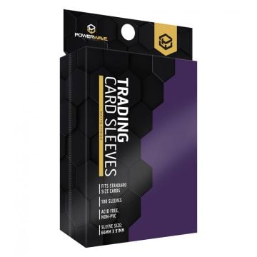 Powerwave Matte Purple Card Sleeves 100 Pack