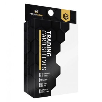 Powerwave Matte White Card Sleeves 100 Pack