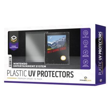 Powerwave Nintendo Entertainment System Game Box 0.5mm Plastic UV Protector 10 Pack