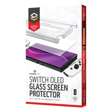 Powerwave Switch OLED Glass Screen Protector with Alignment Tray