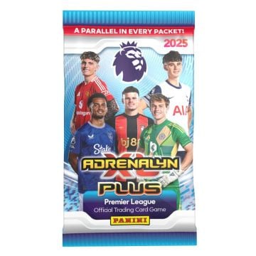 Panini Adrenalyn XL Plus 2024 / 2025 EPL Soccer Cards Booster Box (Image 1)