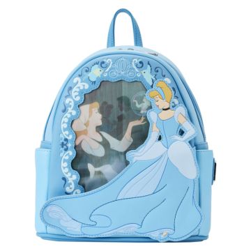 Loungefly Cinderella Princess Lenticular Faux Leather Mini Backpack