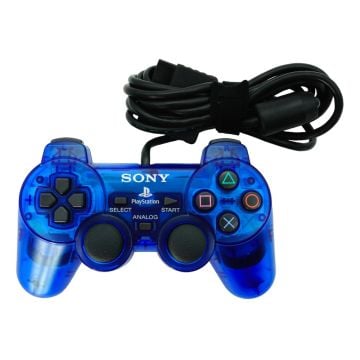 Sony PlayStation 2 Dualshock Controller Clear Blue [Pre-Owned]