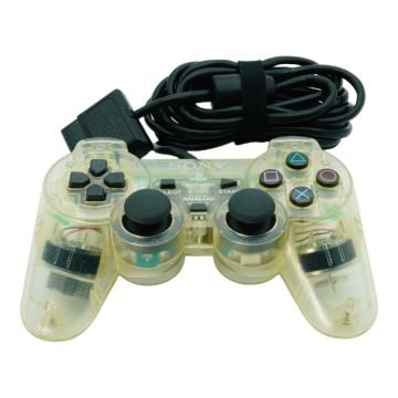 Sony PlayStation 2 Dualshock Controller Transparent [Pre-Owned]