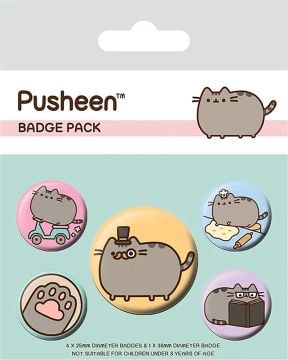 Pusheen Fancy Badge Pack